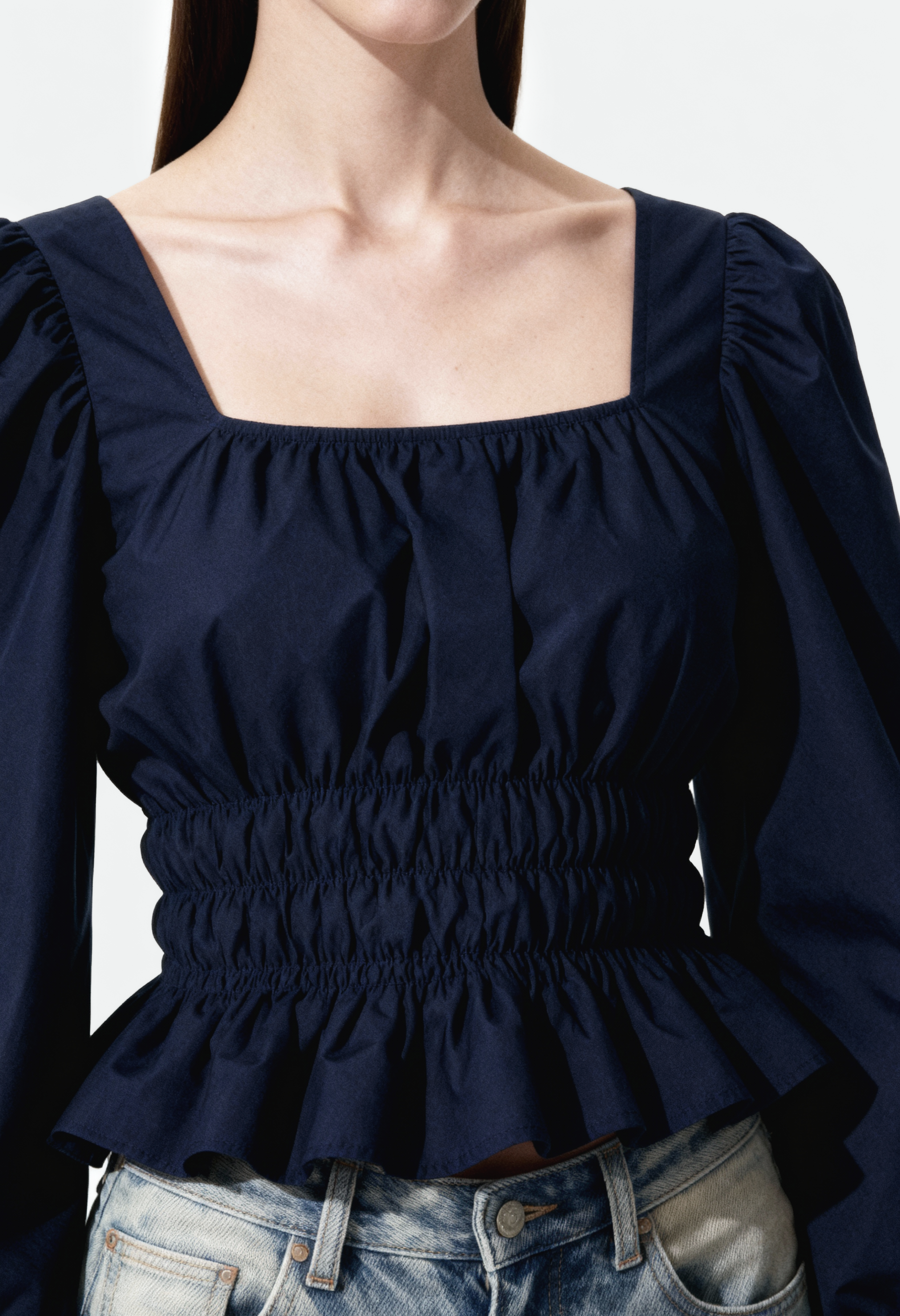 Full Sleeves Peplum Blouse