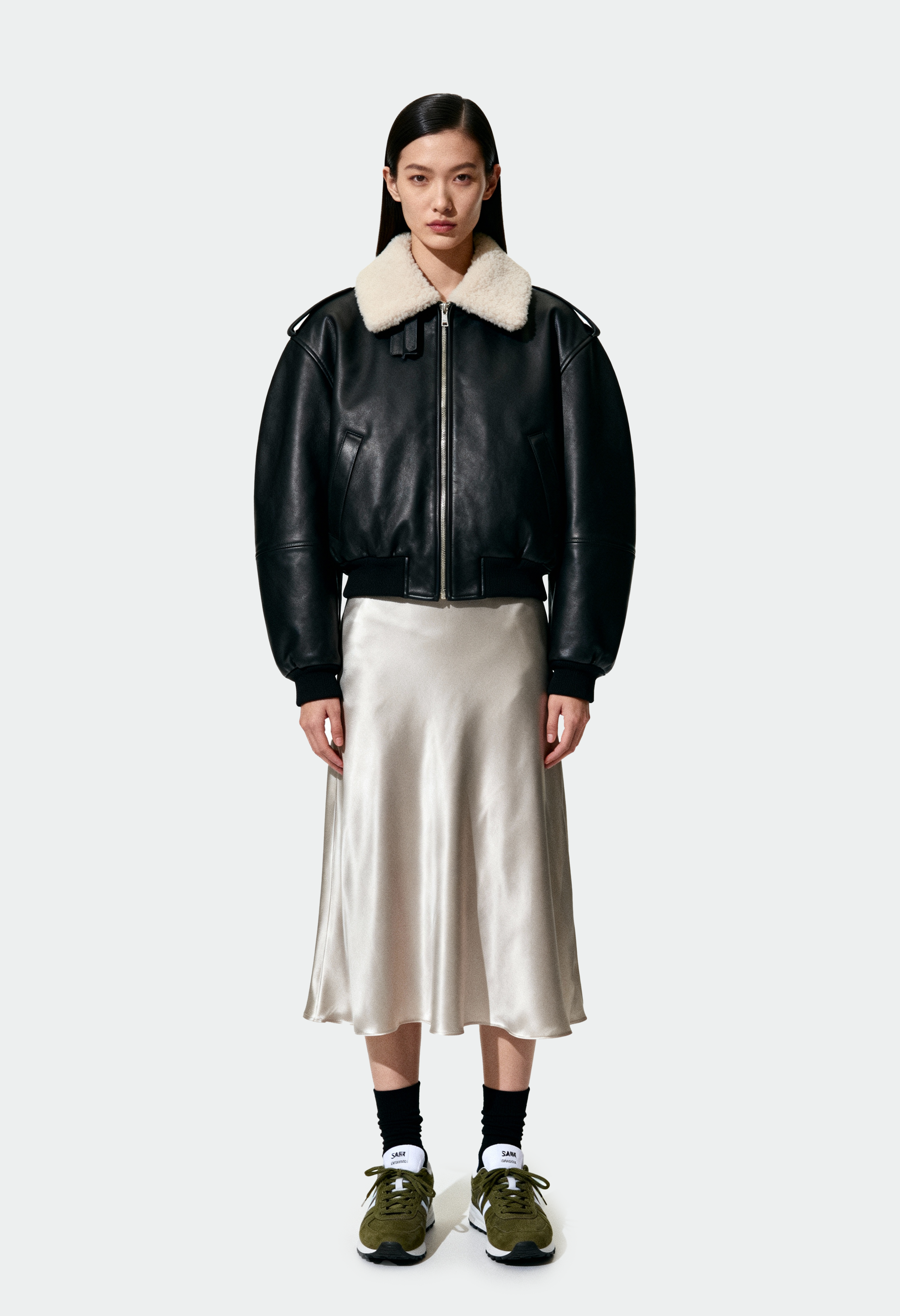 Leather Shearling Jacket