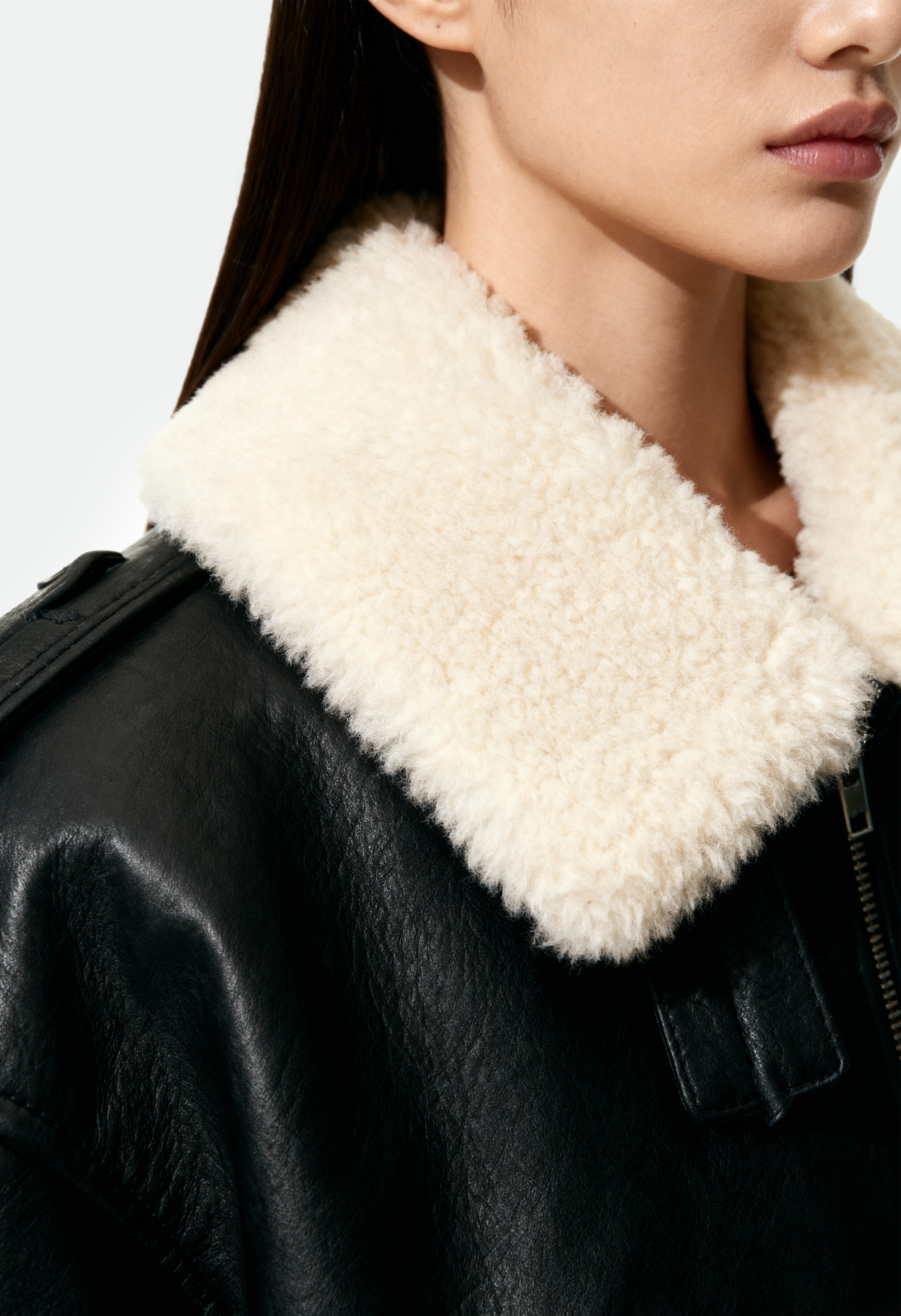 Leather Shearling Jacket