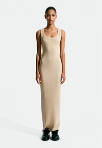 Ribbed Maxi Dress