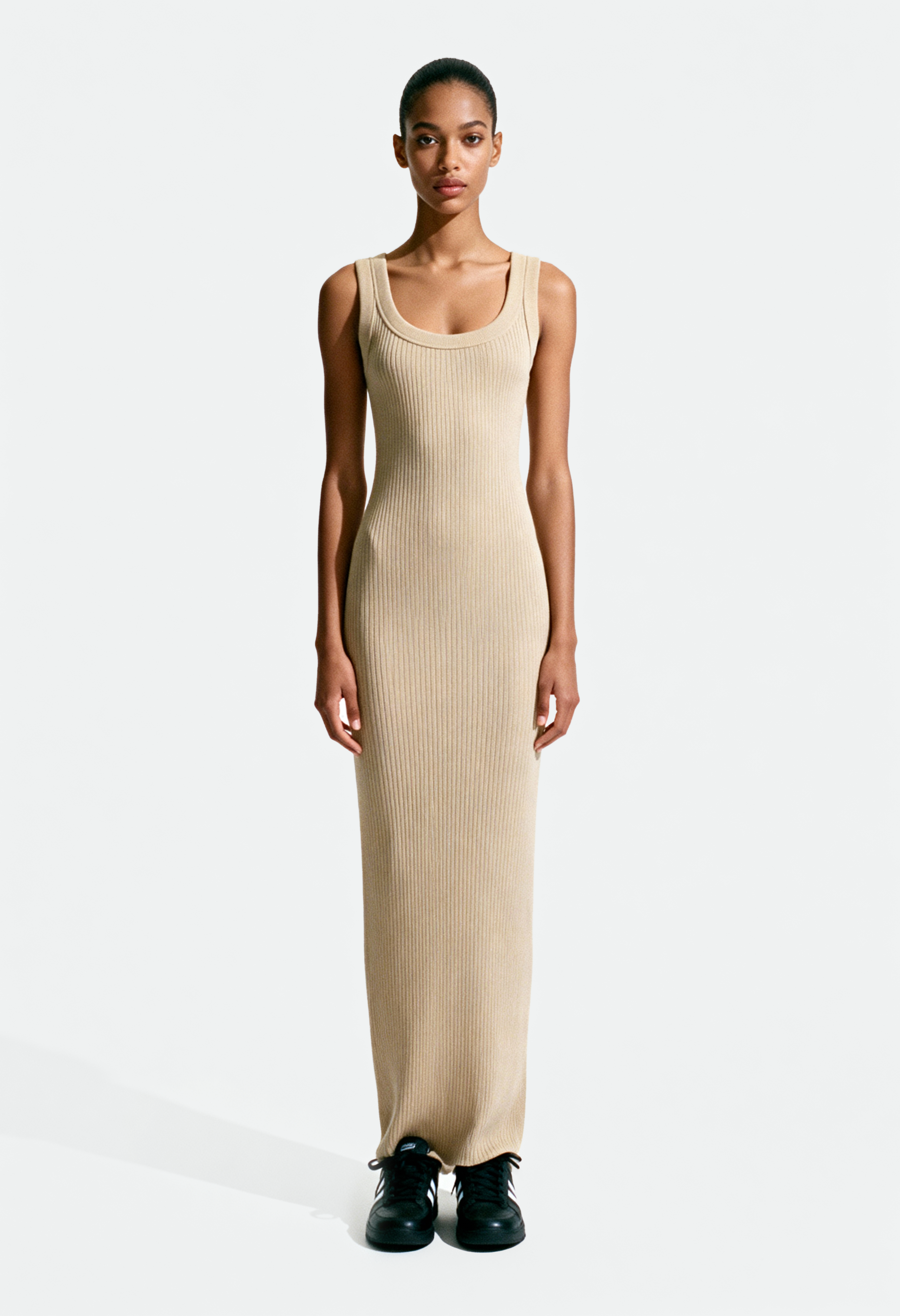 Ribbed Maxi Dress